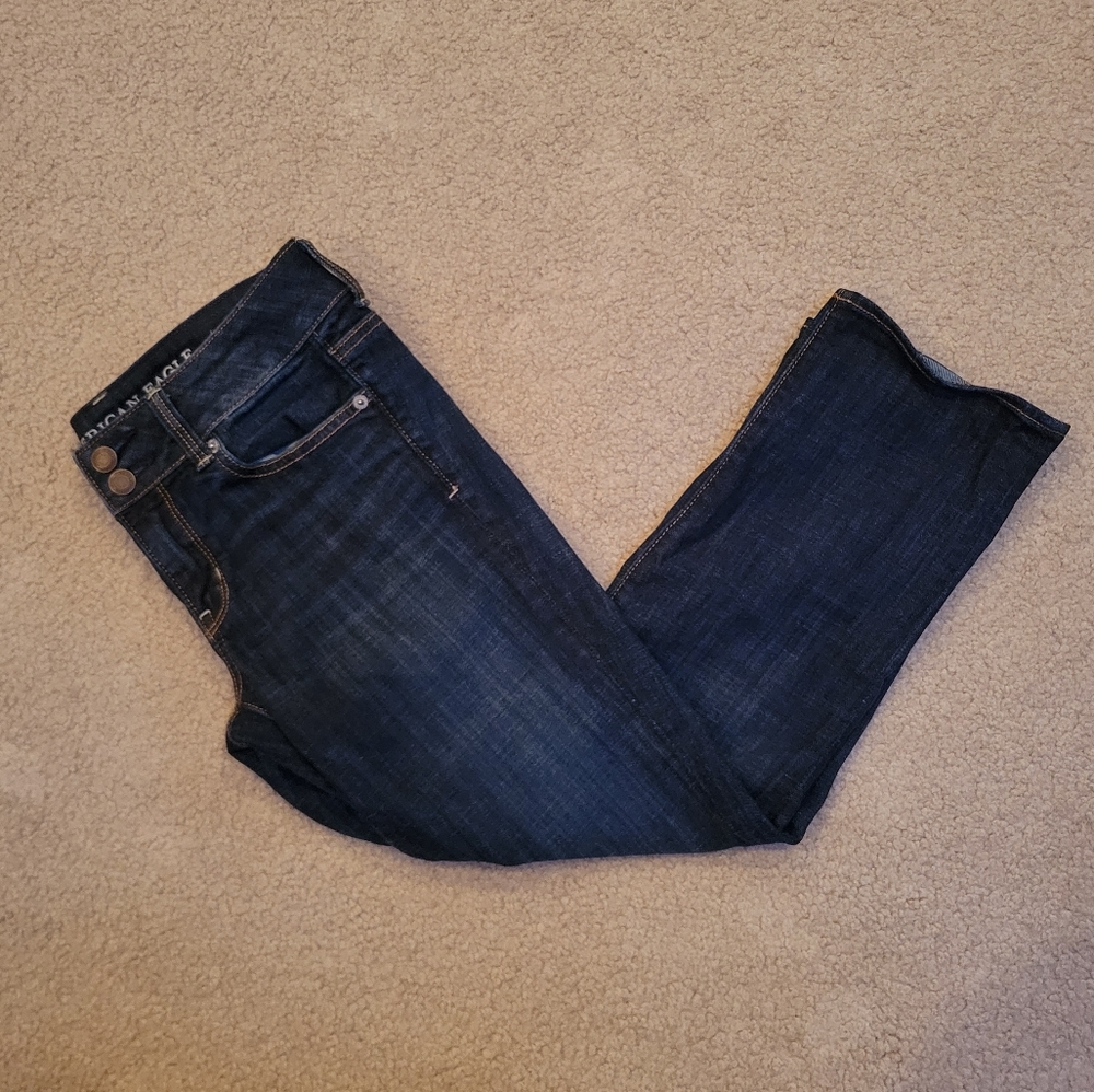 AEO Artist Crop Jeans